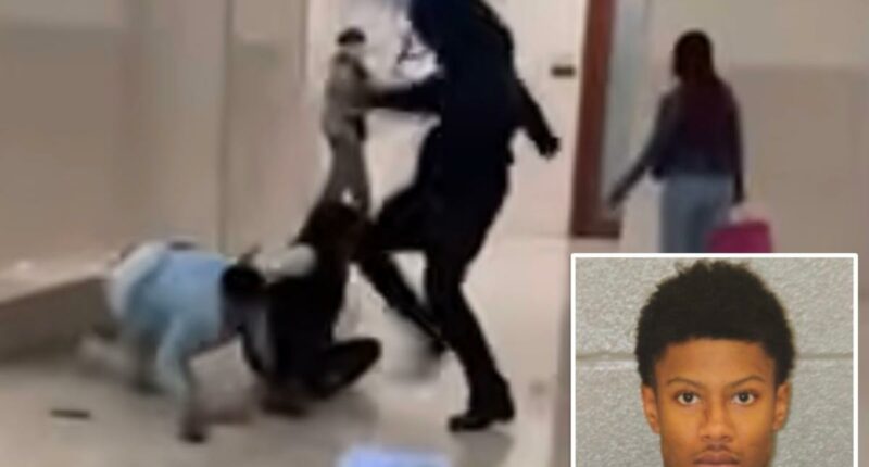North Carolina dad Shaheem Snype caught on video attacking sonâs alleged killer at Mecklenburg County Courthouse